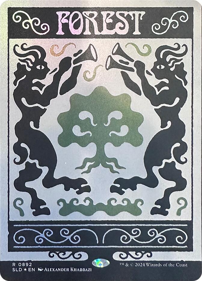 Forest (0892) (Rainbow Foil) [Secret Lair Drop Series] | Anubis Games and Hobby