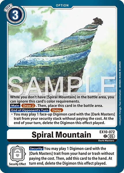 Spiral Mountain [EX10-072] [Sinister Order] | Anubis Games and Hobby