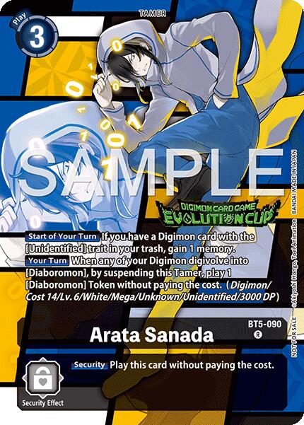Arata Sanada [BT5-090] (Evolution Cup 2025 Vol. 2) [Promotional Cards] | Anubis Games and Hobby