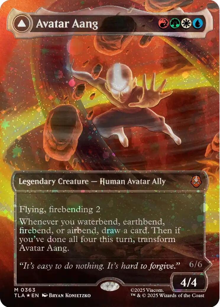 Avatar Aang (Raised Foil) [Avatar: The Last Airbender] | Anubis Games and Hobby