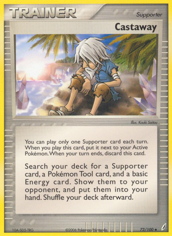 Castaway (72/100) [EX: Crystal Guardians] | Anubis Games and Hobby