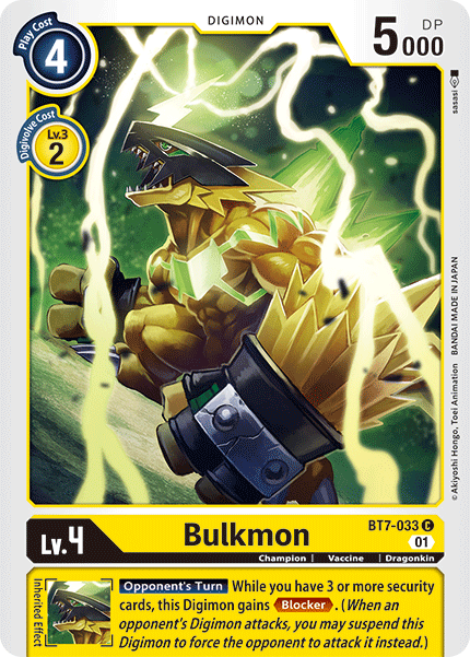 Bulkmon [BT7-033] [Next Adventure] | Anubis Games and Hobby