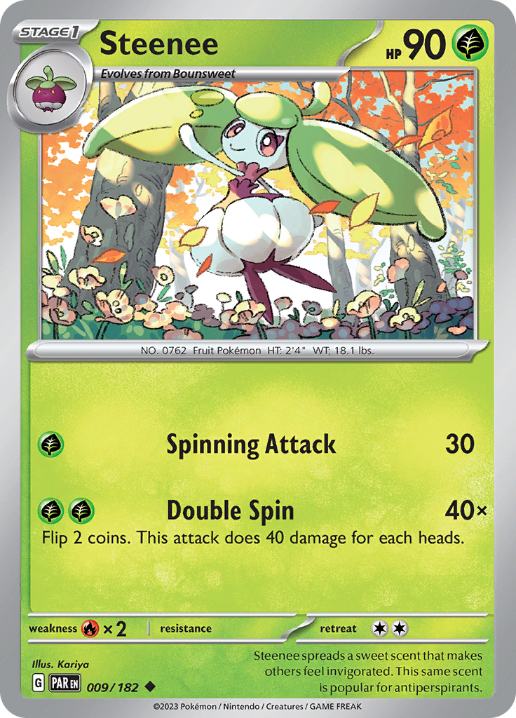 Steenee (009/182) [Scarlet & Violet: Paradox Rift] | Anubis Games and Hobby