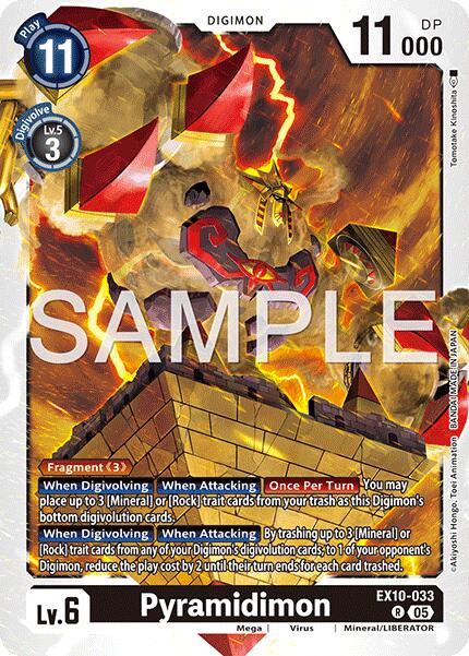 Pyramidimon [EX10-033] [Sinister Order] | Anubis Games and Hobby