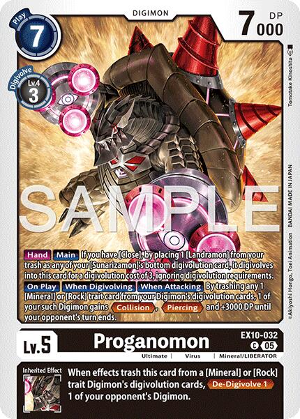 Proganomon [EX10-032] [Sinister Order] | Anubis Games and Hobby
