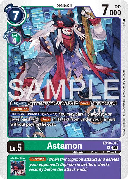 Astamon [EX10-018] [Sinister Order] | Anubis Games and Hobby