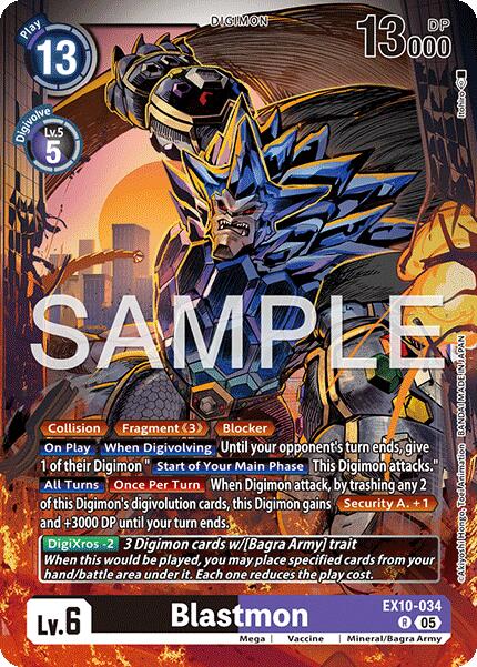 Blastmon [EX10-034] [Sinister Order] | Anubis Games and Hobby