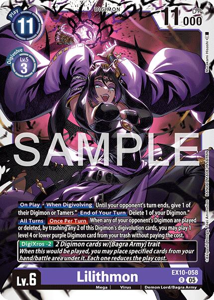 Lilithmon [EX10-058] [Sinister Order] | Anubis Games and Hobby