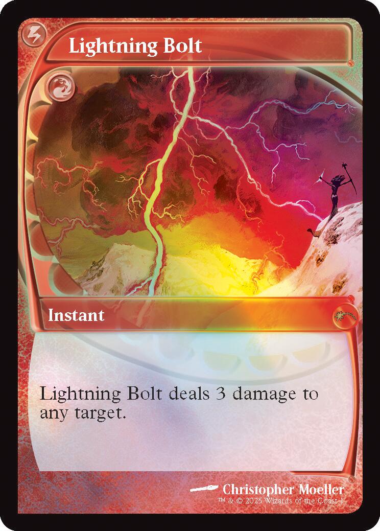 Lightning Bolt (Retro Frame) [MagicFest 2024] | Anubis Games and Hobby