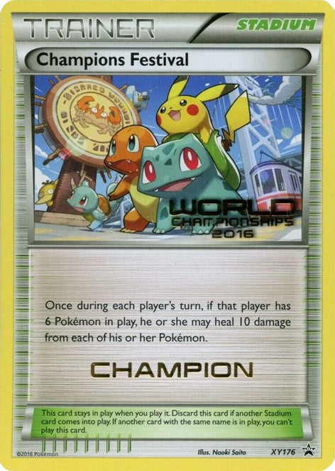 Champions Festival (XY176) (2016 Champion) [XY: Black Star Promos] | Anubis Games and Hobby