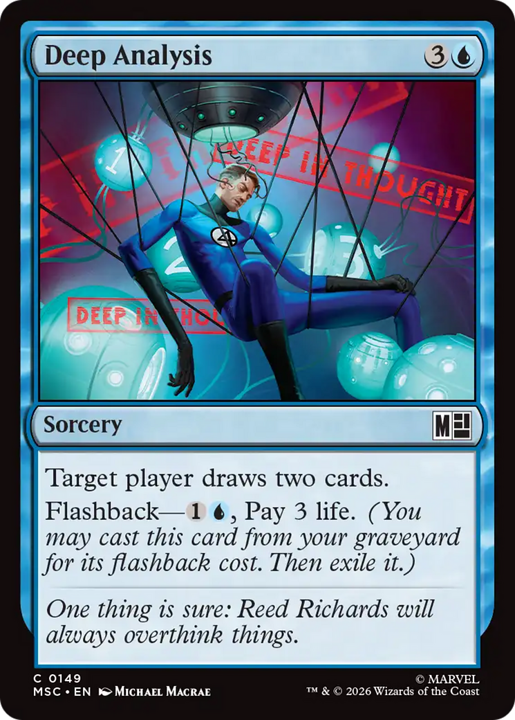 Deep Analysis (Surge Foil) [Marvel Super Heroes Commander] | Anubis Games and Hobby