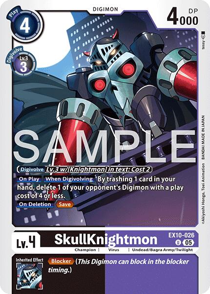 SkullKnightmon [EX10-026] [Sinister Order] | Anubis Games and Hobby