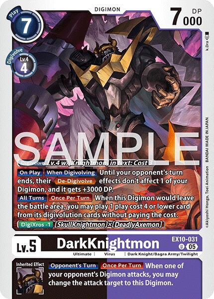 DarkKnightmon [EX10-031] [Sinister Order] | Anubis Games and Hobby