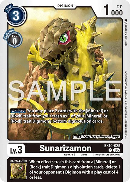 Sunarizamon [EX10-025] [Sinister Order] | Anubis Games and Hobby