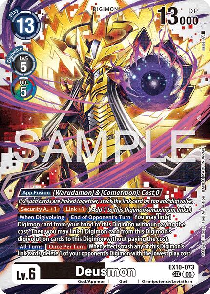 Deusmon [EX10-073] [Sinister Order] | Anubis Games and Hobby
