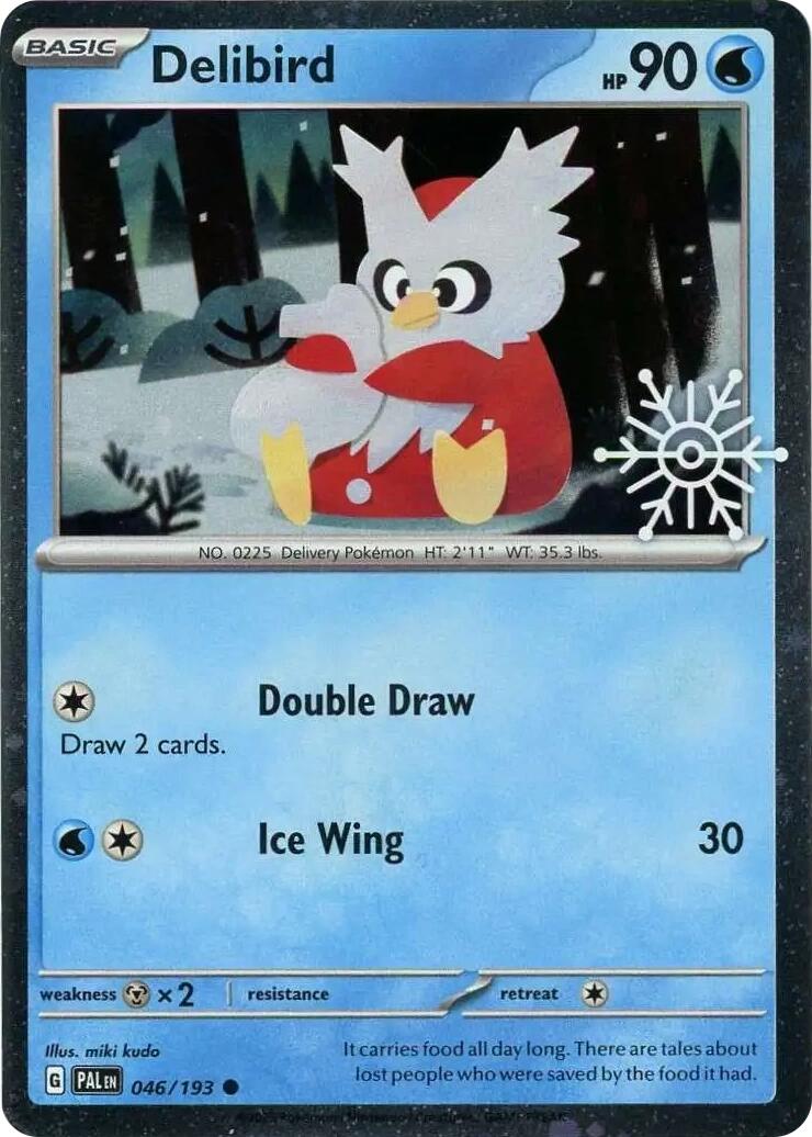 Delibird (046/193) (Holiday Calendar) [Miscellaneous Cards] | Anubis Games and Hobby