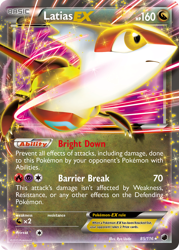 Latias EX (85/116) [Black & White: Plasma Freeze] | Anubis Games and Hobby