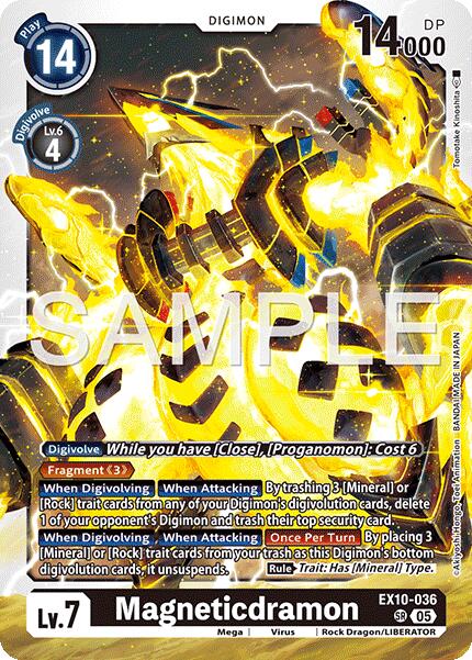 Magneticdramon [EX10-036] [Sinister Order] | Anubis Games and Hobby