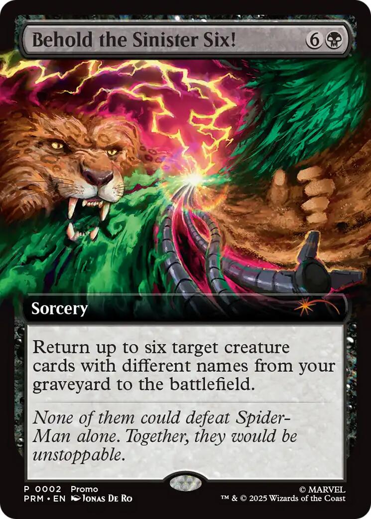 Behold the Sinister Six! [Marvel's Spider-Man Promos] | Anubis Games and Hobby