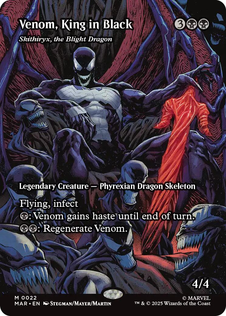 Venom, King in Black - Skithiryx, the Blight Dragon (Borderless) [Marvel Universe: Eternal-Legal] | Anubis Games and Hobby