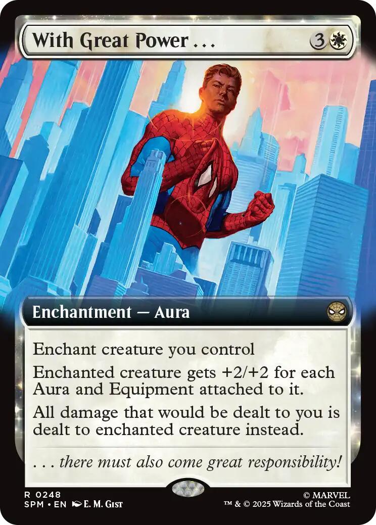 With Great Power... (Extended Art) [Marvel's Spider-Man] | Anubis Games and Hobby
