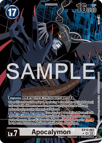 Apocalymon [EX10-061] (Alternate Art) [Sinister Order] | Anubis Games and Hobby