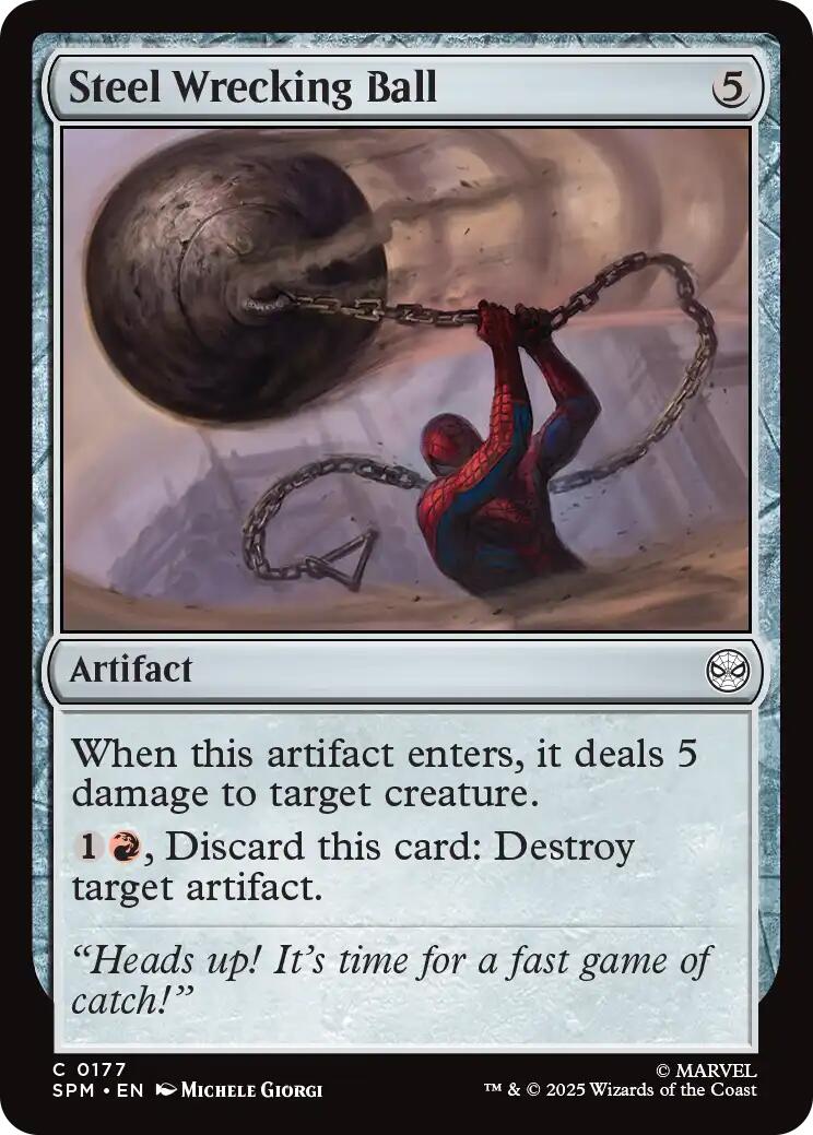 Steel Wrecking Ball [Marvel's Spider-Man] | Anubis Games and Hobby