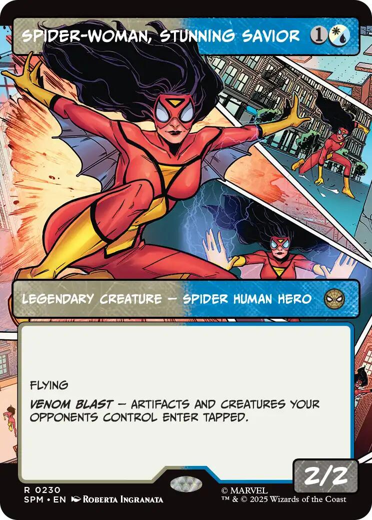 Spider-Woman, Stunning Savior (Borderless) [Marvel's Spider-Man] | Anubis Games and Hobby
