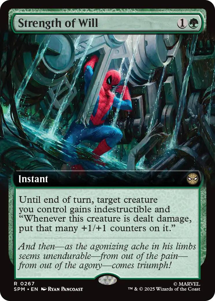 Strength of Will (Extended Art) [Marvel's Spider-Man] | Anubis Games and Hobby