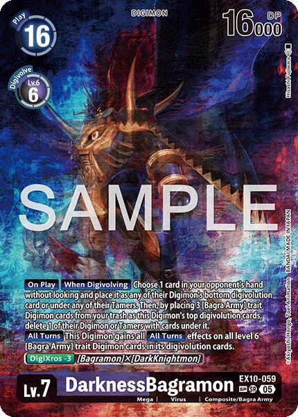 DarknessBagramon [EX10-059] (SP) [Sinister Order] | Anubis Games and Hobby