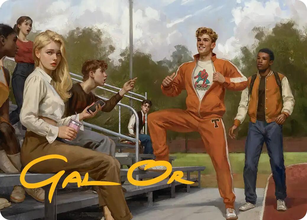 Flash Thompson, Spider-Fan Art Card (Gold-Stamped Signature) [Marvel's Spider-Man Art Series] | Anubis Games and Hobby