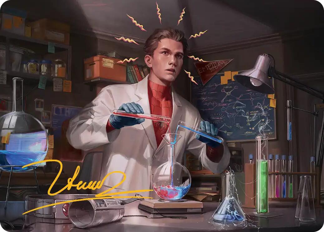 Peter Parker Art Card (3/54) (Gold-Stamped Signature) [Marvel's Spider-Man Art Series] | Anubis Games and Hobby