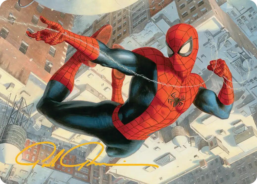 Spider-Man, Peter Parker Art Card (Gold-Stamped Signature) [Marvel's Spider-Man Art Series] | Anubis Games and Hobby