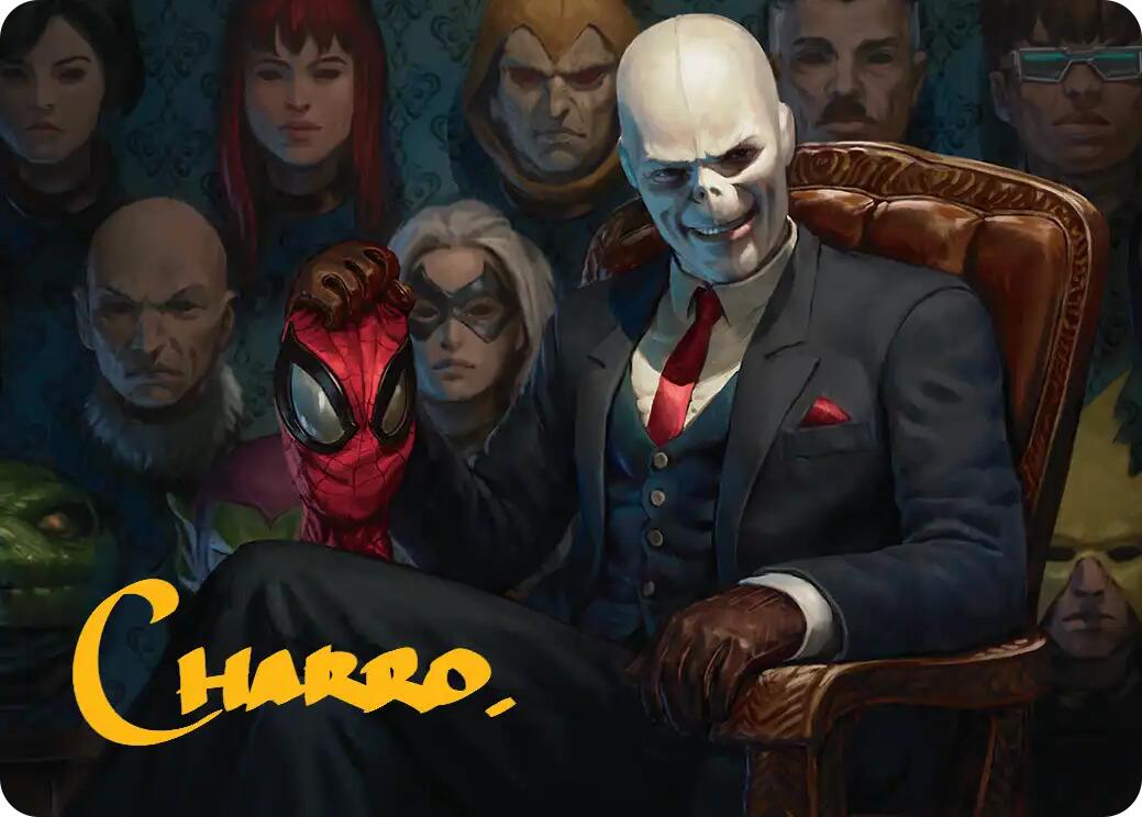 Chameleon, Master of Disguise Art Card (Gold-Stamped Signature) [Marvel's Spider-Man Art Series] | Anubis Games and Hobby