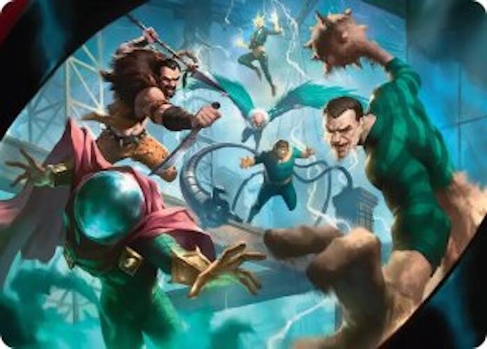 Behold the Sinister Six! Art Card (7/54) [Marvel's Spider-Man Art Series] | Anubis Games and Hobby