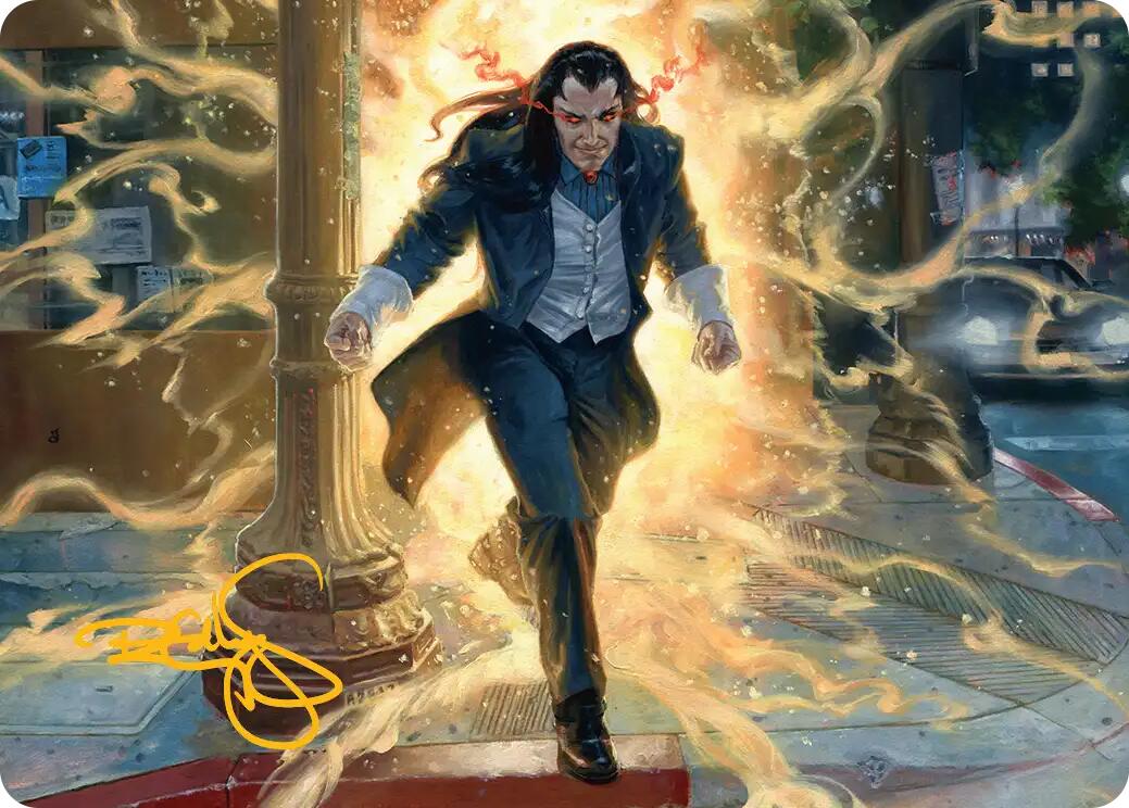 Morlun, Devourer of Spiders Art Card (Gold-Stamped Signature) [Marvel's Spider-Man Art Series] | Anubis Games and Hobby