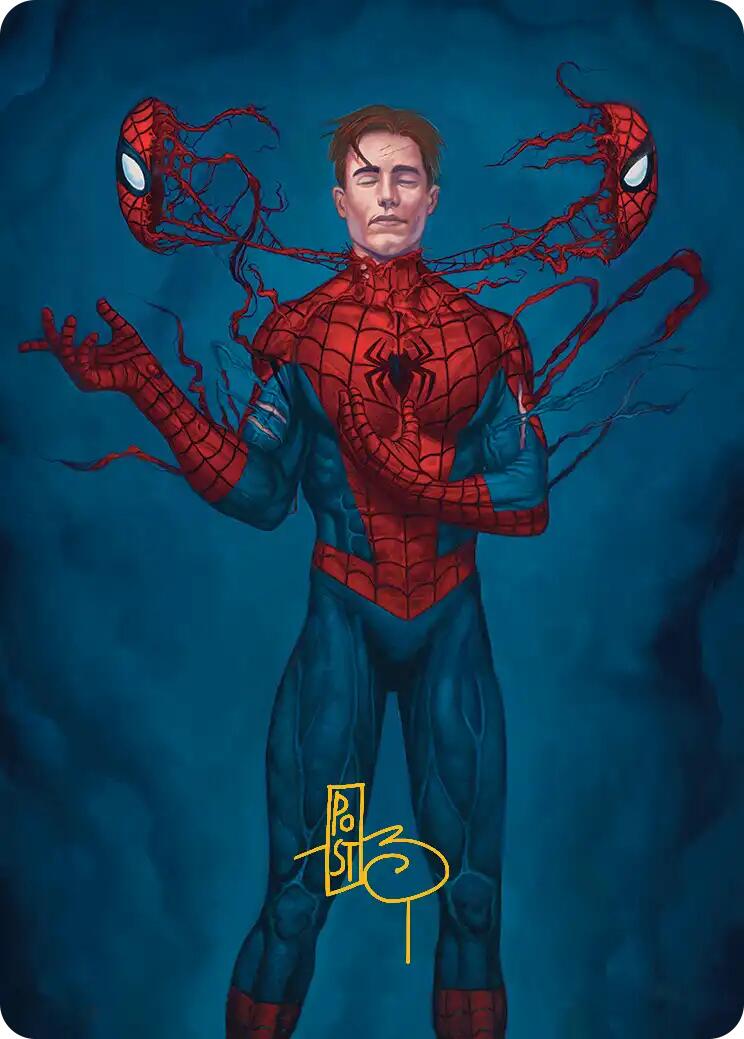 Secret Identity Art Card (Gold-Stamped Signature) [Marvel's Spider-Man Art Series] | Anubis Games and Hobby