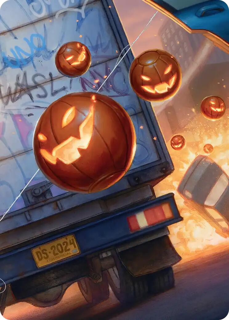 Pumpkin Bombs Art Card [Marvel's Spider-Man Art Series] | Anubis Games and Hobby