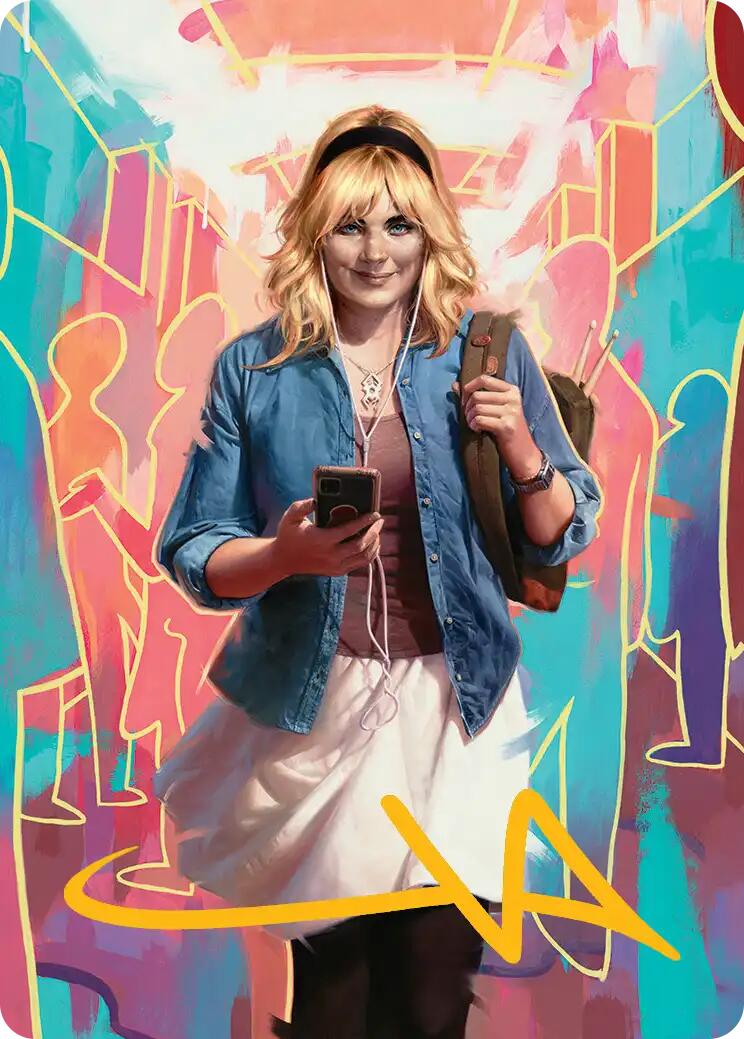Gwen Stacy Art Card (Gold-Stamped Signature) (13/54) [Marvel's Spider-Man Art Series] | Anubis Games and Hobby