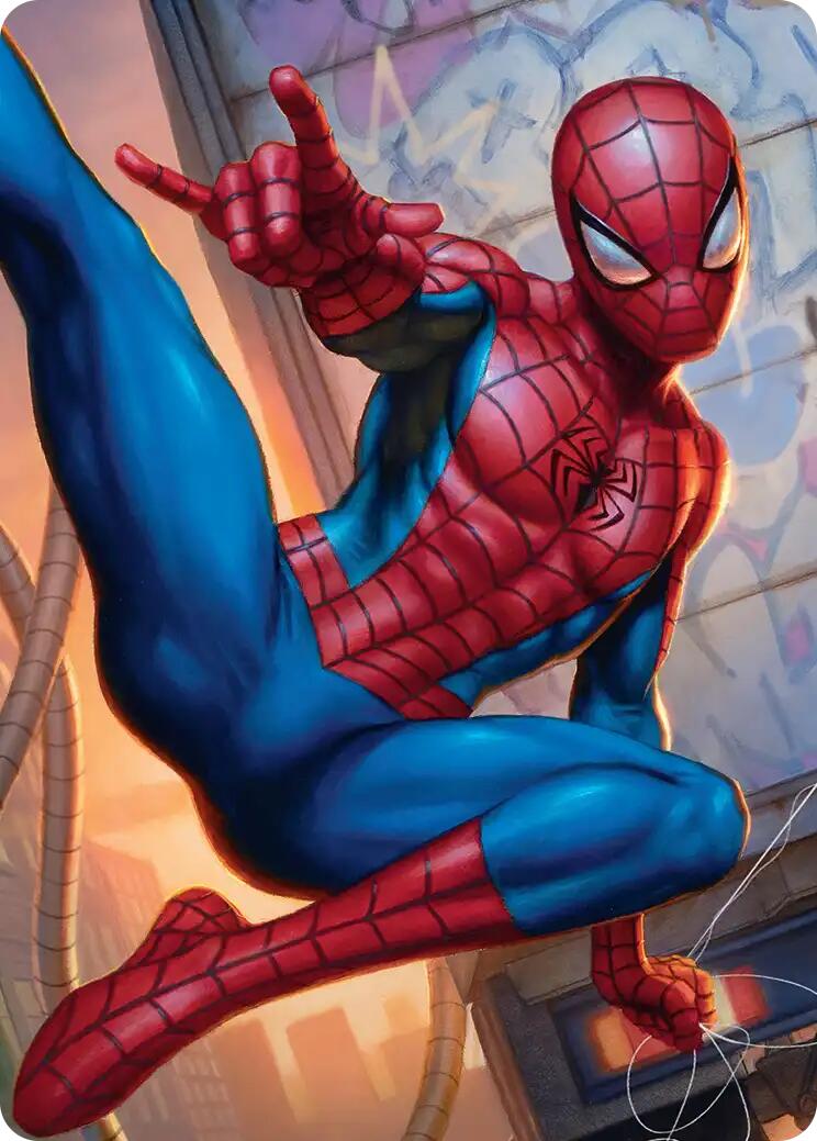 Sensational Spider-Man Art Card [Marvel's Spider-Man Art Series] | Anubis Games and Hobby