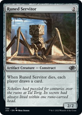 Runed Servitor [Jumpstart 2022] | Anubis Games and Hobby