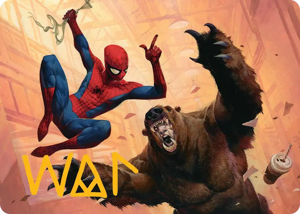 Wisecrack Art Card (Gold-Stamped Signature) [Marvel's Spider-Man Art Series] | Anubis Games and Hobby