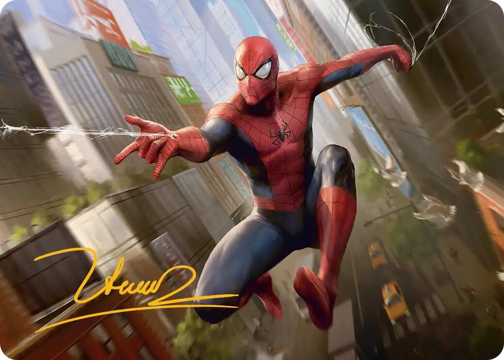 Amazing Spider-Man Art Card (24/54) (Gold-Stamped Signature) [Marvel's Spider-Man Art Series] | Anubis Games and Hobby