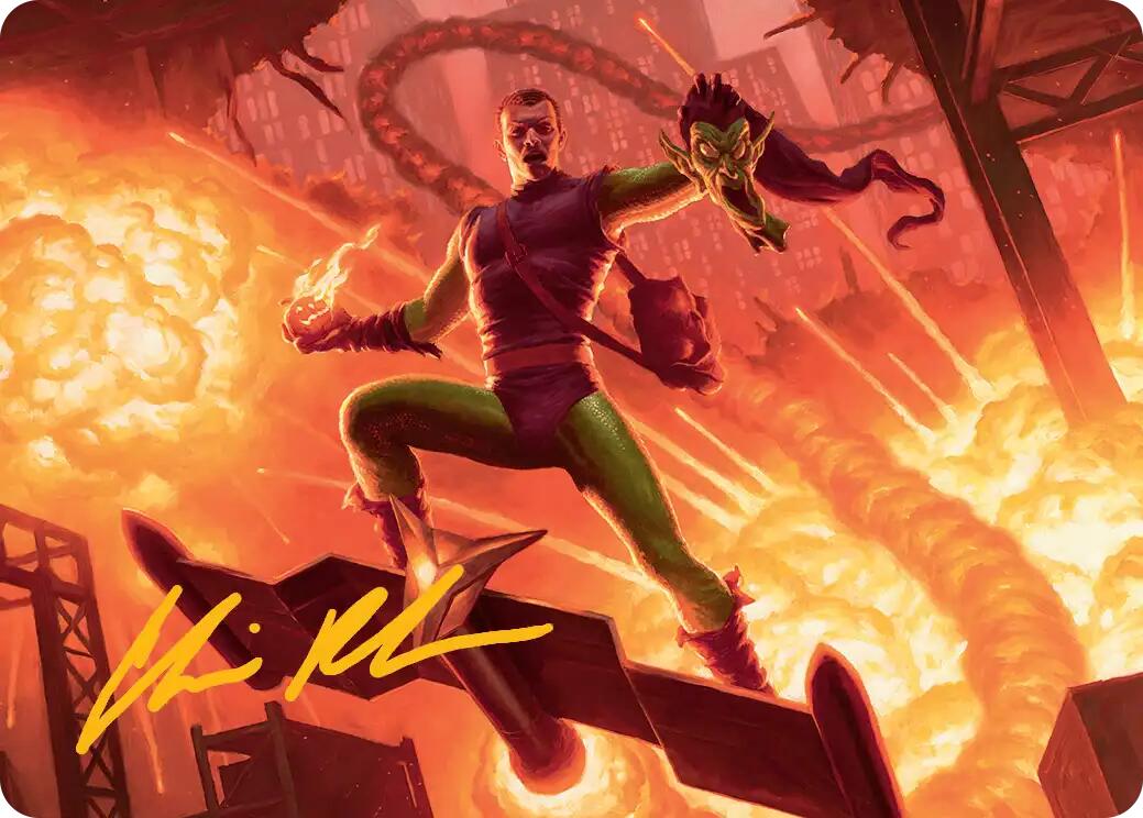 Green Goblin, Revenant Art Card (Gold-Stamped Signature) [Marvel's Spider-Man Art Series] | Anubis Games and Hobby