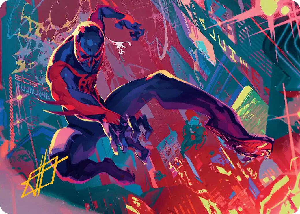 Spider-Man 2099 Art Card (Gold-Stamped Signature) [Marvel's Spider-Man Art Series] | Anubis Games and Hobby