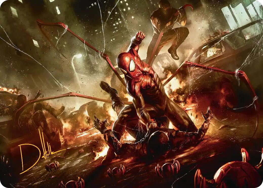 Superior Spider-Man Art Card (Gold-Stamped Signature) [Marvel's Spider-Man Art Series] | Anubis Games and Hobby