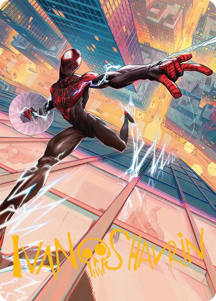 Ultimate Spider-Man Art Card (Gold-Stamped Signature) [Marvel's Spider-Man Art Series] | Anubis Games and Hobby