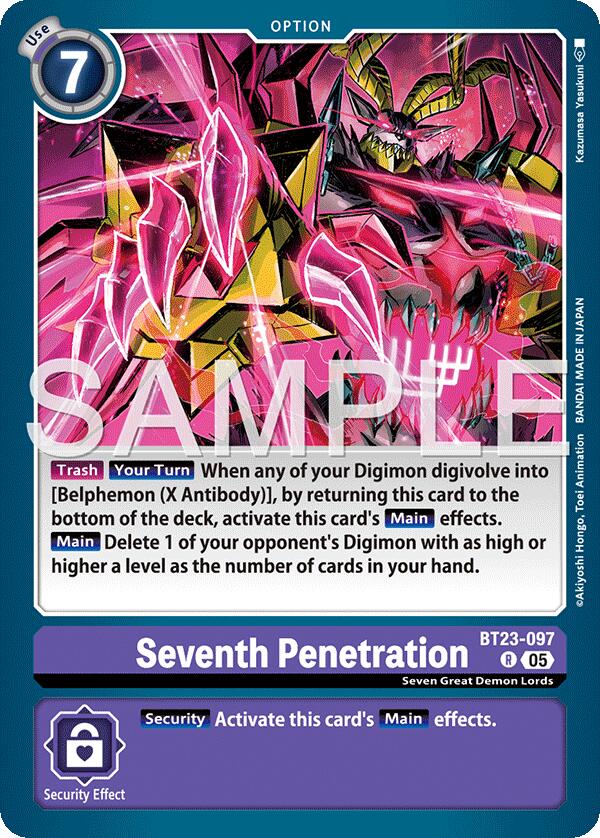 Seventh Penetration [BT23-097] [Hackers' Slumber] | Anubis Games and Hobby