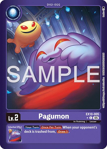 Pagumon [EX10-005] (Limited Foil) [Sinister Order] | Anubis Games and Hobby