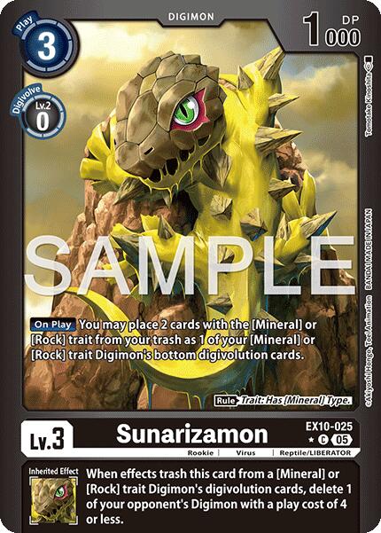 Sunarizamon [EX10-025] (Limited Foil) [Sinister Order] | Anubis Games and Hobby